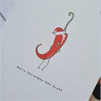 Merry Christmas Hot Stuff, Card