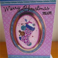 Merry Christmas Mum hand made card. 2