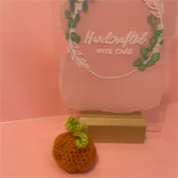 Mini pumpkin crochet decoration 3