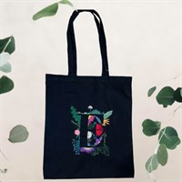 Monogram Initial Personalised Tote Bag