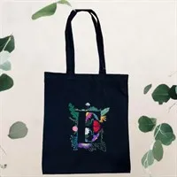 Monogram Initial Personalised Tote Bag
