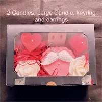 Mother's Day Large Candle/Earrings/Keyring Gift Set
