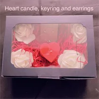 Mother's Day Candle/Keyring/Earrings Gift Set
