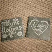 Handmade Mother’s Day Slate Coaster