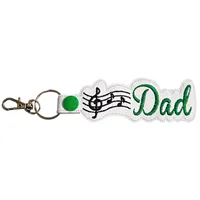 Music Dad Keyring