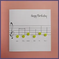 Musical Happy Birthday Button Card 10