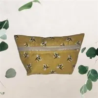 Mustard Bees Make-up Bag