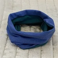 Neck Warmers blue with green