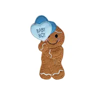New Baby Heart Balloons Gingerbread