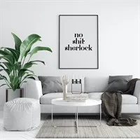 No Shit Sherlock Print