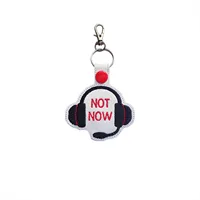 Not Now Gamer Headset Keyring