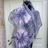 Nuno felted shawl.