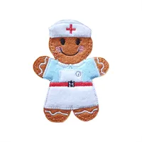 Nurse Gingerbread Character