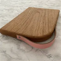 Board with leather handle