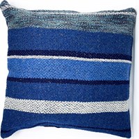 Ocean Blue 2 handwoven cushion