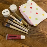 Oil Cloth Make Up Bag (754)