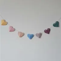Rainbow Origami Heart Garland/ Bunting