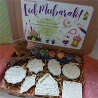 Paint Your Own Eid Clay Decorations Kit
