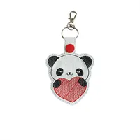 Panda Love Keyring