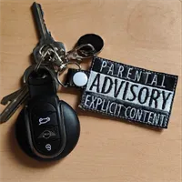 Parental Advisory Key - Bag Fob