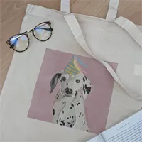 Party Dalmation / Puppy/ Dog Tote Bag