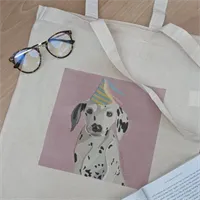 Party Dalmation / puppy/ dog tote bag 1