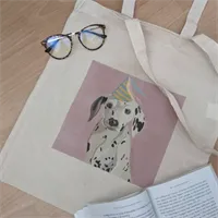 Party Dalmation / puppy/ dog tote bag 2 gallery shot 11