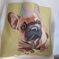 Party French Bulldog tote bag 4 gallery shot 14