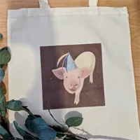 Party Pig tote bag 1 gallery shot 7