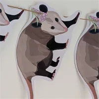 Party Possum card bunting/ decor/ funny 2