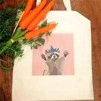 Party Racoon tote bag 1 gallery shot 13