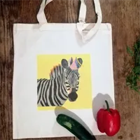 Party Zebra Tote