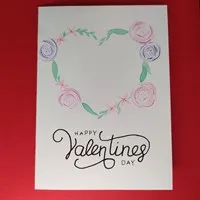 Pastel Valentine's Card