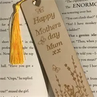 Personalised engraved bookmark, Mother’s 2