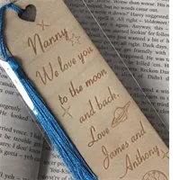 Personalised engraved bookmark, Mother’s 8