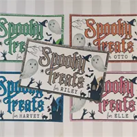 Personalised Halloween Treat Box I Spook 3