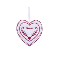 Personalised Heart Decoration