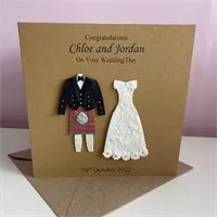 Personalised Scottish Wedding Card 3 gallery shot 5