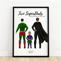 Two SuperDads Print