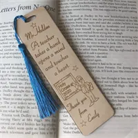 Personalised teachers bookmark. Christma 2