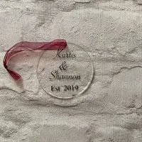 Personalised Couples Bauble