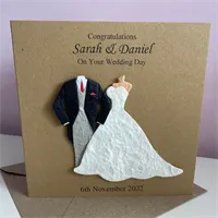Personalised Wedding Card Mr & Mrs Coupl 1