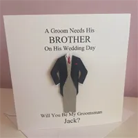 Personalised Will You Be Best Man Card