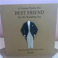 Personalised Will You Be Best Man Card 4