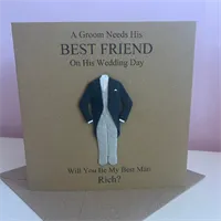 Personalised Will You Be Best Man Card 5