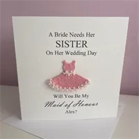 Personalised Will You Be Bridesmaid Card