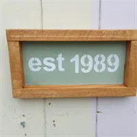 Personalized Handmade est date framed pr 3