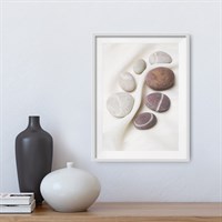 Photographic Art Print 'flowing Pebbles'