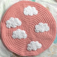 Pink Clouds Beret