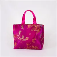 Pink Phoenix & Dragon Mini-Tote Bag 1 gallery shot 9